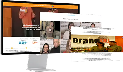BrandU website preview BrandU website preview