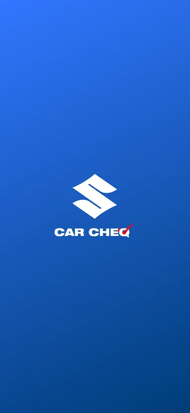 Car Cheq splash branding screen