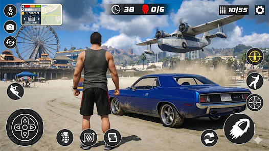 Mafia Street Chaos City open-world city gameplay screen
