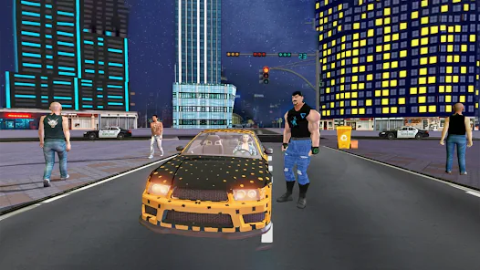 Shadow Streets Gang Wars neon city street scene