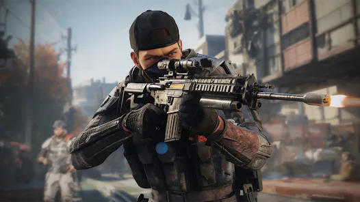 WarLine FPS Gun Shooting Game battlefield gun combat screen