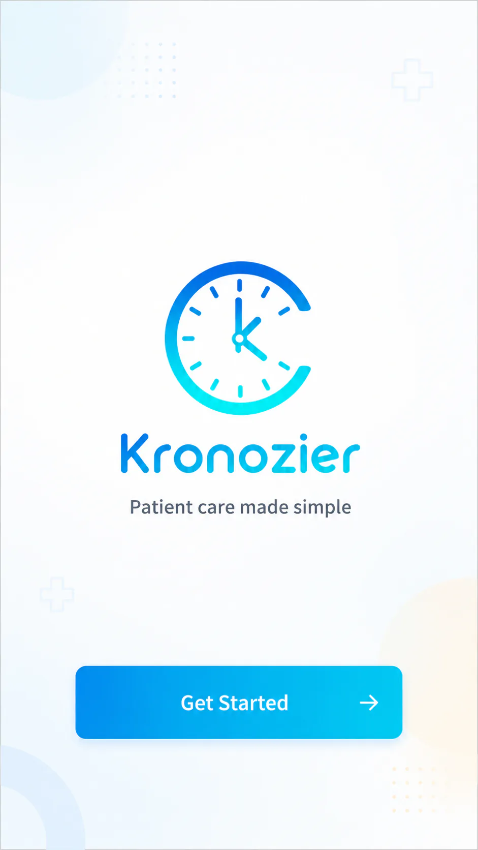 Kronozier splash screen