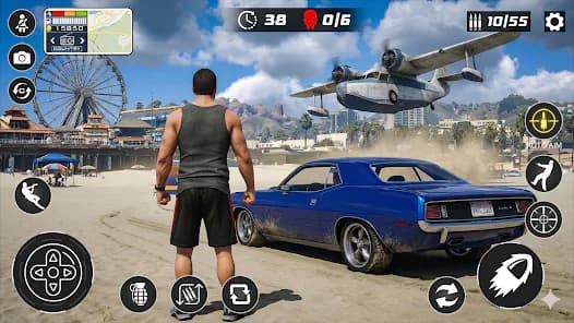 Mafia Street Chaos City open-world city gameplay screen