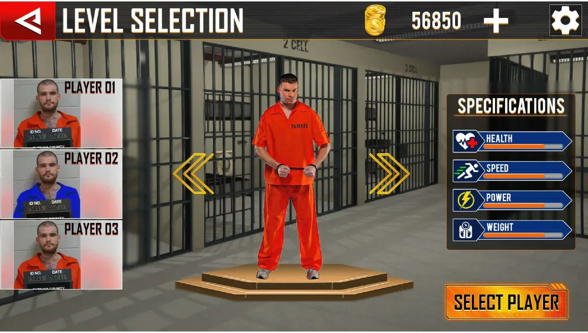 Car Driving Simulator Extreme garage and car setup screen